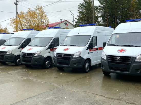 5 новых карет «скорой» купили для Пуровского района