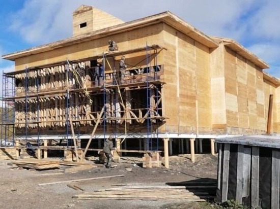 Строительство нового жилья в селе Янракыннот идёт с быстрее графика