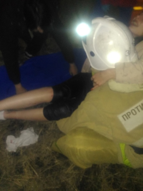 Под Курском девушка-водитель слетела в кювет и сломала ногу