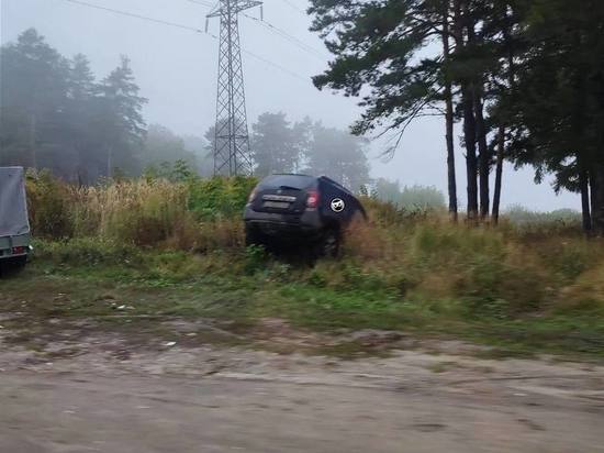 В Пензе машина не вписалась в поворот