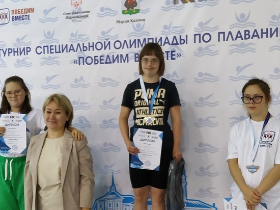 Спортсменка из Карелии хорошо выступила на Специальной Олимпиаде по плаванию