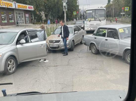 На улице Интернациональной в Рязани произошла массовая авария