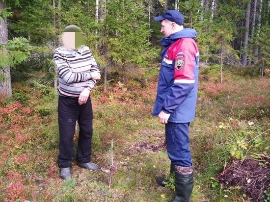 Спасатели из Приозерска вернули домой заблудившегося в лесу мужчину