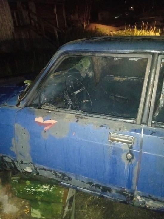 В Мурманской области от травм, полученных при пожаре, «скончался» очередной ВАЗ