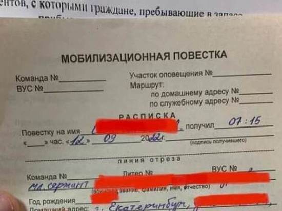 Сенатор от Кировской области: повестку о мобилизации должны вручать в руки