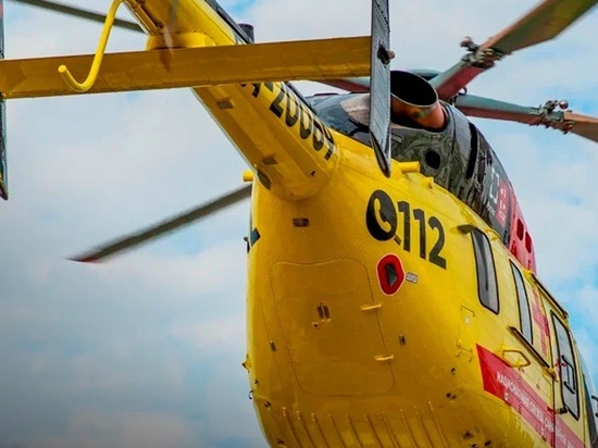 Из Курска в Москву вертолетом санавиации доставили годовалого малыша с врожденным пороком сердца
