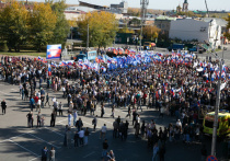 23 сентября, на площади Свободы в Барнауле прошел патриотический митинг «Своих не бросаем!» в поддержку референдумов в Донецкой и Луганской народных республиках, а также в Херсонской и Запорожской областях.