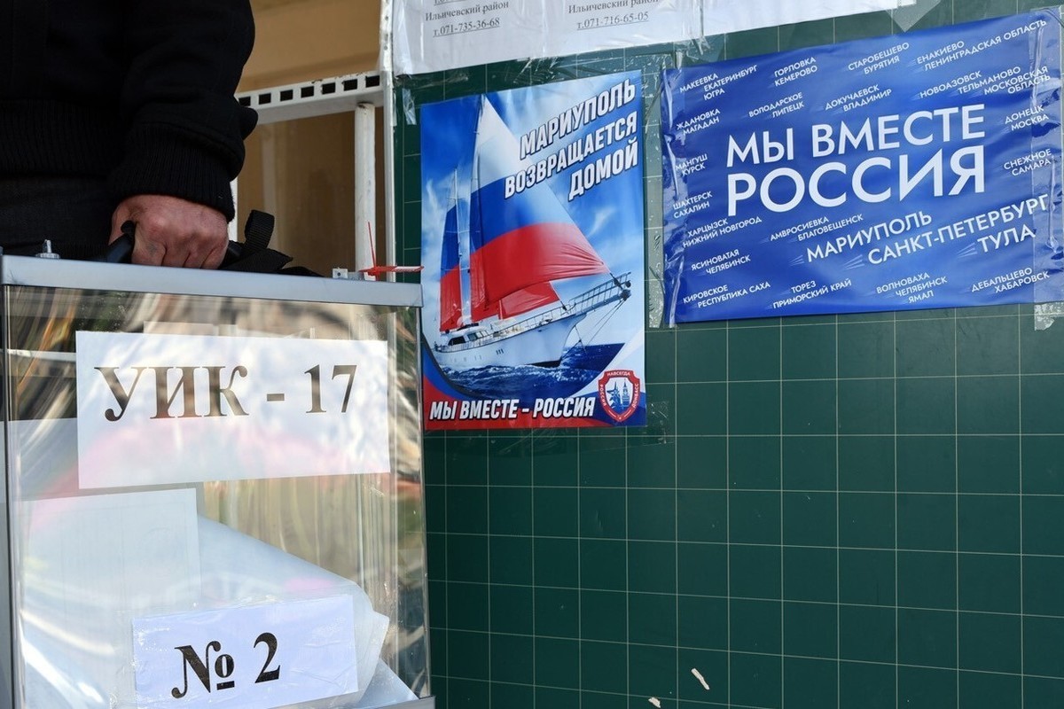 The two-day results of voter turnout for the referendum on joining Russia are summed up