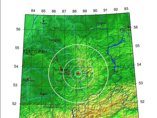 Землетрясение магнитудой 3,9 произошло в Кузбассе