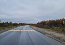 Трасса Пиренга – Ковдор обновилась в Мурманской области. На дороге закончились работы по укладке асфальтобетонного покрытия.