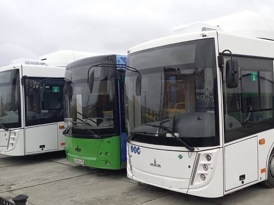 Три новых экологичных автобуса пригнали в Салехард