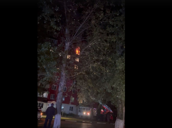 При пожаре в многоэтажке в Сасове Рязанской области эвакуировали 32 человека