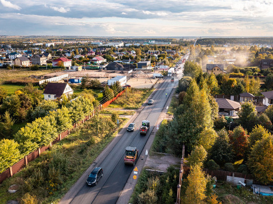 Ремонт дороги «Ропша – Марьино» завершился на год раньше