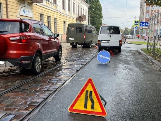 В Калининграде пенсионер на Volkswagen сбил мотоциклиста