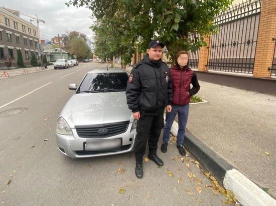 В центре Рязани задержали 17-летнего водителя Lada без прав и страховки