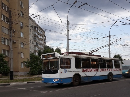 В Тамбове демонтируют контактную сеть для троллейбусов