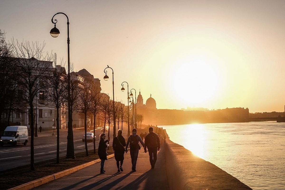 санкт петербург в солнце