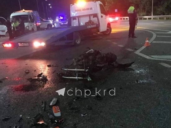 В ДТП на трассе в районе Тихорецка скончалась мотоциклистка