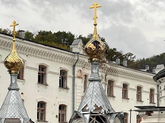 Святогорская Лавра сильно пострадала при обстрелах: ФОТО
