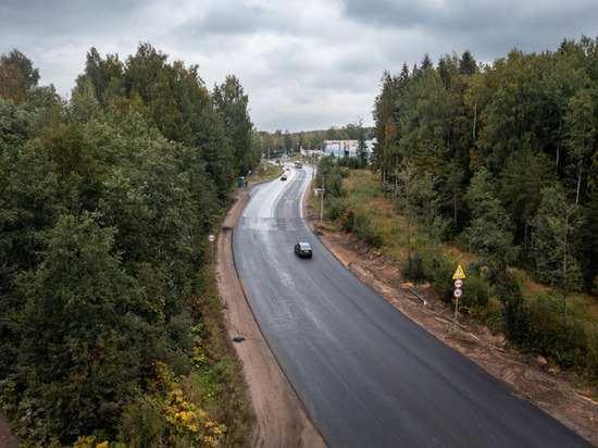 На Выборгском шоссе заканчивается ремонт участка от Сертолово