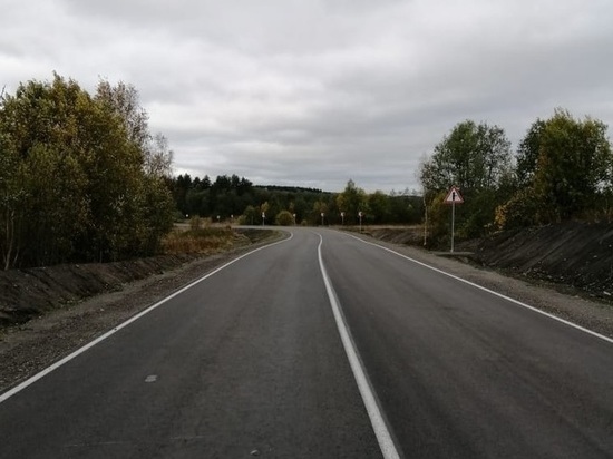 В Карелии раньше срока отремонтировали дорогу между Гирвасом и Юстозеро