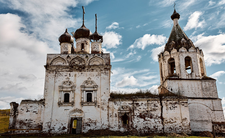 Успенская Церковь в Калинино Забайкальский край