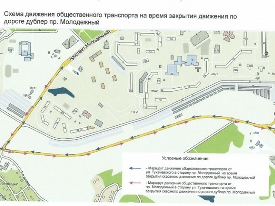 Схема движения кемеровских автобусов изменится в связи с перекрытием проезда
