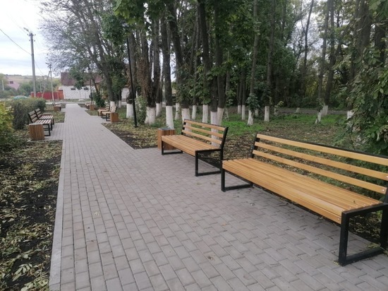В селе Казинка Валуйского горокруга обустроили общественную территорию