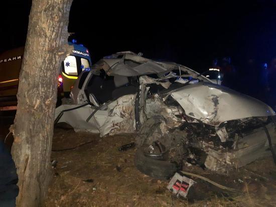 Водитель Honda Civic врезался в дерево и погиб в Чите