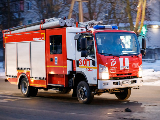 Неисправность электропроводки привела к пожару в доме в Порховском районе