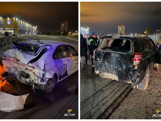 Пьяный водитель на Toyota Rav4 устроил аварию в Новосибирске