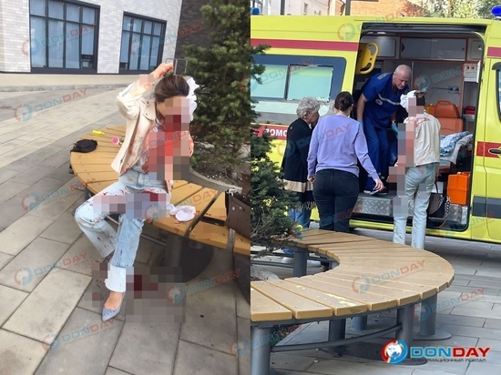 В центре Ростова неизвестные напали на девушку с ножом