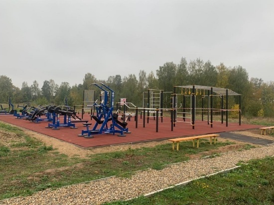 Костромская физкультура: новая спортплощадка появилась в деревне Боровиково Красносельского района