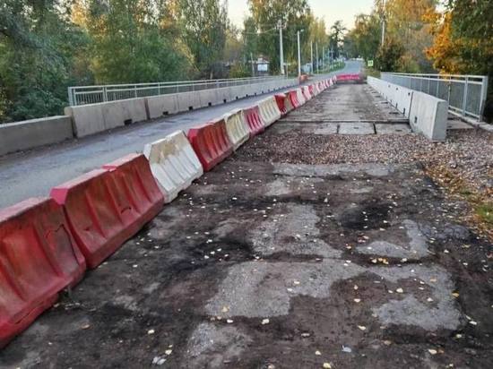 Начался ремонт «Синего моста» в Великом Новгороде