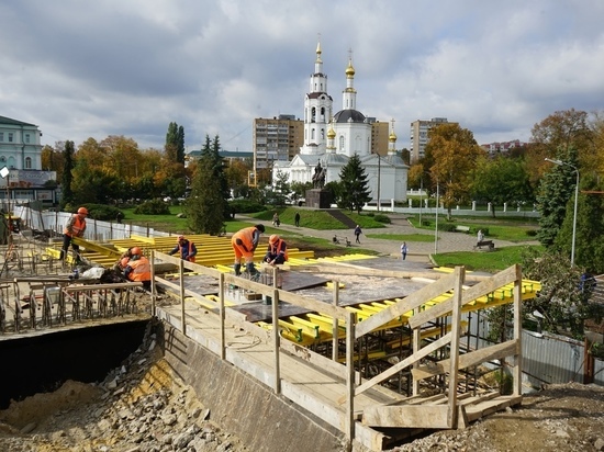 На Красном мосту в Орле начали расширять полотно
