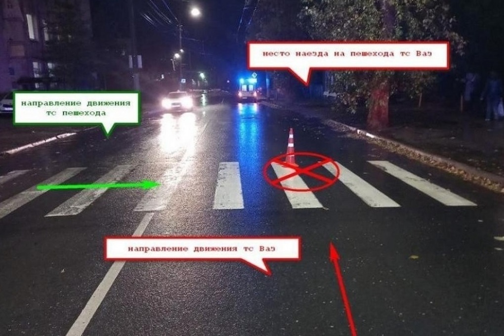 4 октября в Костроме произошло сразу два ДТП с участием пешеходов