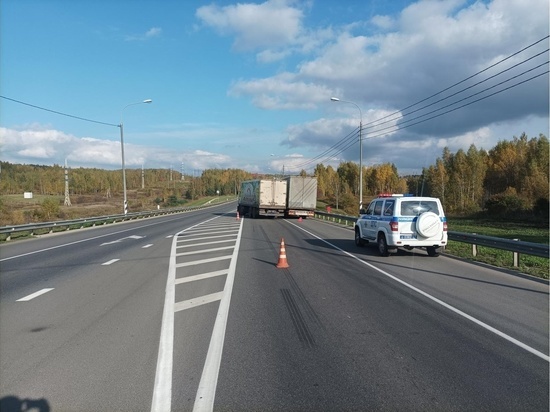 В Орле водитель забыл поставить на тормоз фуру и погиб под её колёсами