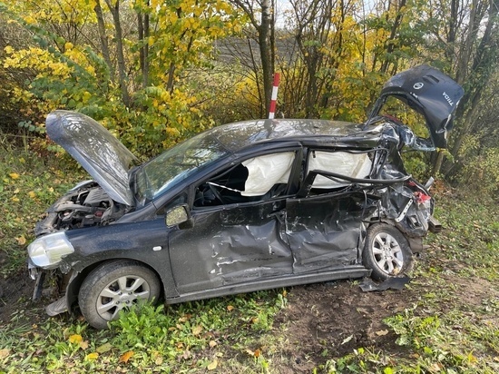 Автоледи устроила серьёзное ДТП под Орлом