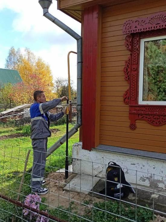 В деревни Нестерково и Карякино в Камешковском районе пришел газ