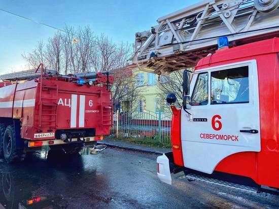 Детей эвакуировали из детского сада в Североморске