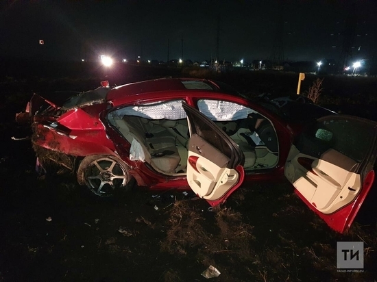 Под Челнами погиб в аварии на трассе водитель Lexus