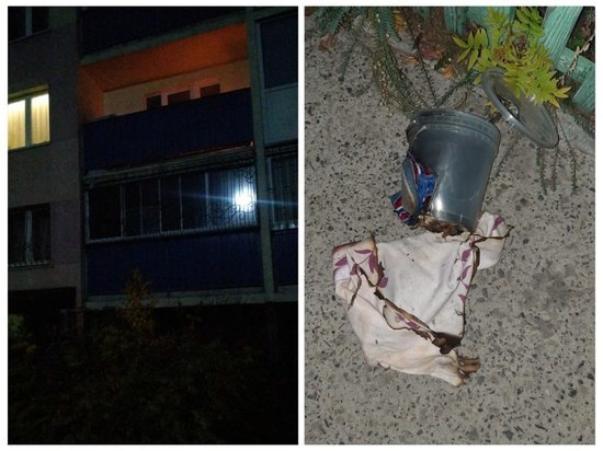 Неизвестный герой из Новосибирска потушил горящий балкон до приезда пожарных
