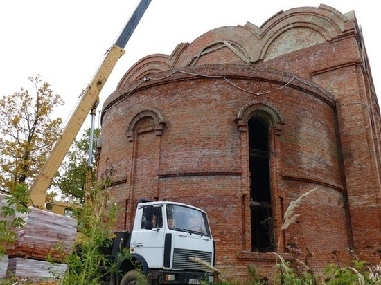 В Котовске продолжают  строить храм Рождества Христова