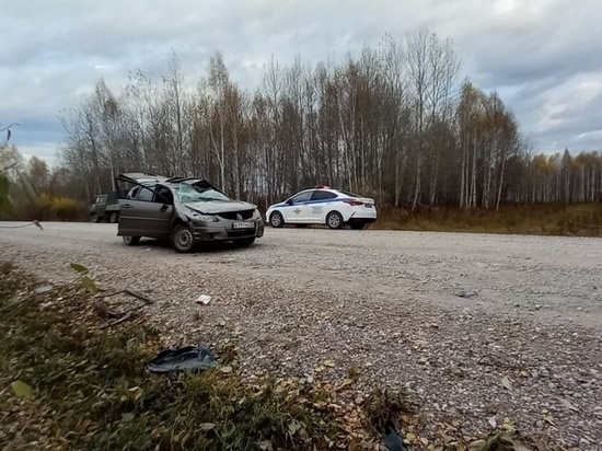 Женщина-пассажир погибла в перевернувшемся автомобиле под Новосибирском