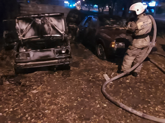 В Хакасии снова горели степи, автомобили и мусор в мусоровозе