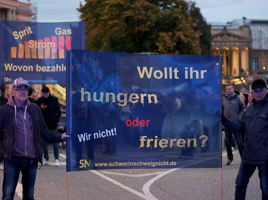 В городах Германии прошли митинги против антироссийских санкций