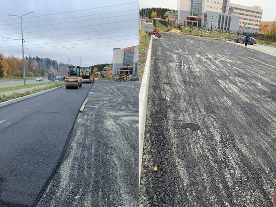 Обустройство парковки у Перинатального центра в Петрозаводске идет с опозданием