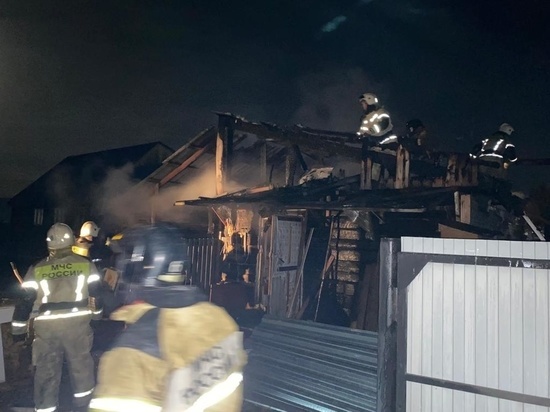 В Усть-Абакане при пожаре в жилом доме погиб мужчина