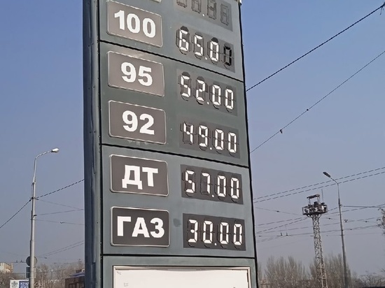 В ДНР стоимость газа на госзаправках снизилась на 5 рублей