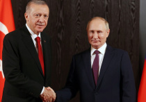 Владимир Путин 13 октября встретится с президентом Турции Эрдоганом в Астане